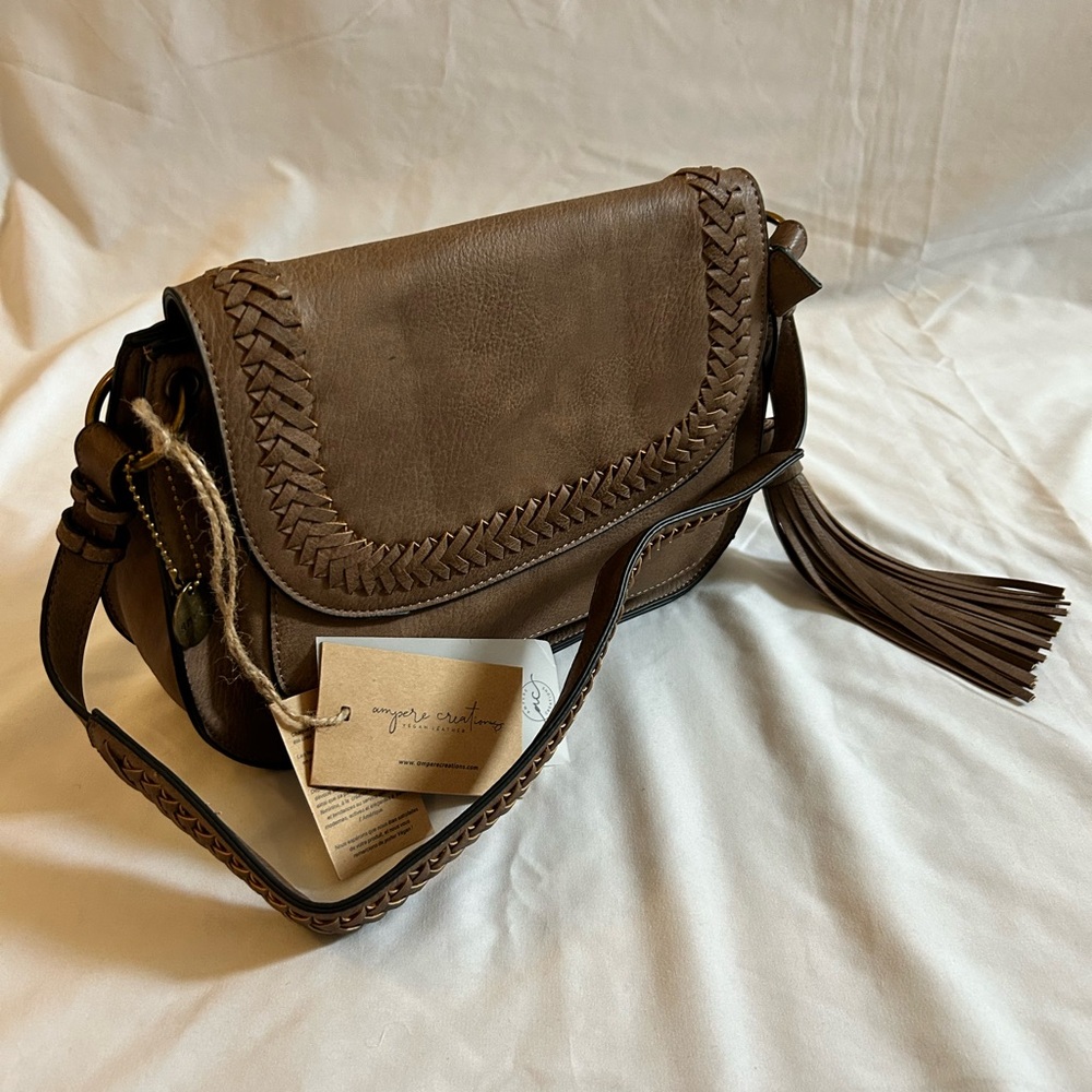 Ampere Vegan Leather Shoulder Bag - Picture 3 of 12